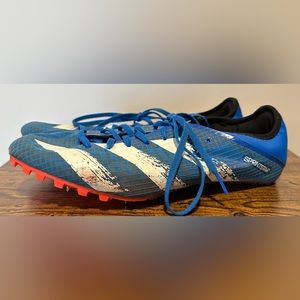 Adidas Men’s Sprintstar Blue/White/Orange Track Shoes Size 11.5
